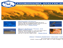 Tablet Screenshot of enviromatrixinc.com